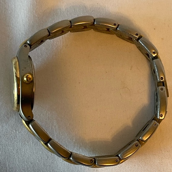 Tinker Bell Disney Watch 2 Tone Gold Silver Crystal Accent Adjustable Peter Pan - Picture 5 of 9